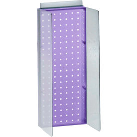 700359-PUR, Pegboard Powerwing Display, 8"W x 20.625"H, PL, 1 Pc