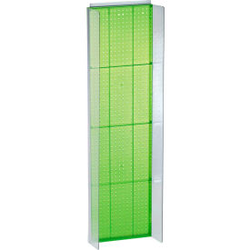 Pegboard Powerwing Display, 16.75"W x 60"H, Green, 1 Pc