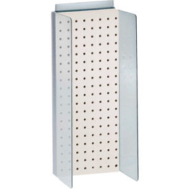 Pegboard Powerwing Display, 8"W x 20.625"H, WH, 1 Pc