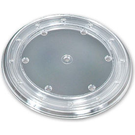 Flat Revolving Display Base, 0.75"H x 12"Dia, CLR - Pkg Qty 10
