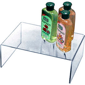 Acrylic Riser Display, 12"W x 6"H x 7.75"D, Clear - Pack of 4