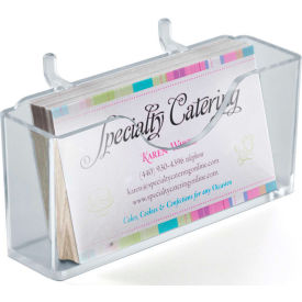 Business Card Pocket For Business Cards - 4.125"W x 2"H - CLR - Pkg Qty 10