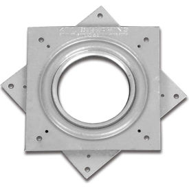 P-4SQLS, Square RB, 4" Diameter, Silver - Pack of 10