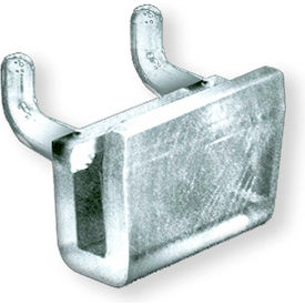 U Hook For Slat Wall & Pegboard, 1.25"W x 0.75"H x 0.5"D, CLR - Pkg Qty 20