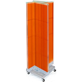 Pinwheel Pegboard Display With Wheel RB, 16"W x 60"H, 1 Pc