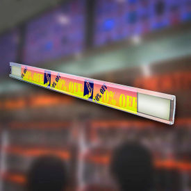 Global Approved, C-Channel, 1/2"H, x 72"L CLR - Pkg Qty 10
