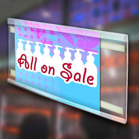 Global Approved 600085, C-Channel, 5"H x 72"L, CLR - Pkg Qty 5