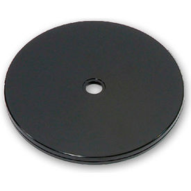 Flat Revolving Display Base, 0.5"H x 6"Dia, BK - Pkg Qty 10