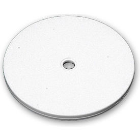 Flat Revolving Display Base, 0.5"H x 6"Dia, WH - Pkg Qty 10