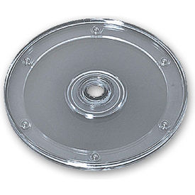 Flat Revolving Display Base, 0.5"H x 6"Dia, CLR - Pkg Qty 10