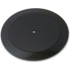 Flat Revolving Display Base, 0.75"H x 15"Dia, Black - Package Quantity 10