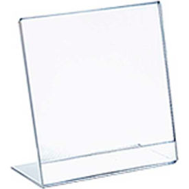 Vert L Shaped Acrylic Sign Holder, 3"W x 4"H - Pack of 10