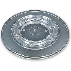 Flat Revolving Display Base, 0.75"H x 9"Dia, CLR - Pkg Qty 10