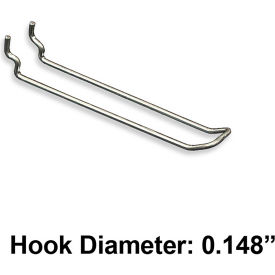 Safety Loop Hook, 6"L, Metal - Pkg Qty 50