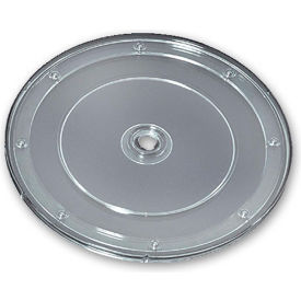 Flat Revolving Display Base, 0.5"H x 9"Dia, CLR - Pkg Qty 10