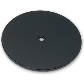 Flat Revolving Display Base, 0.5"H x 9"Dia, Black - Package Quantity 10