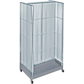 H-Shaped Pegboard Display, 32"W x 60"H, CLR, 1 Pc