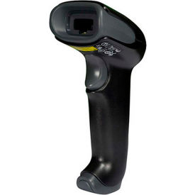 Voyager Single Line Scanner with USB Cable Kit & Stand, Black