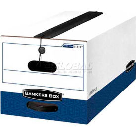 Liberty Plus Legal Boxes, 24"L x 15"W x 10"H, White & Blue