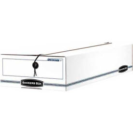 Check & Form Boxes, 23-1/4"L x 6"W x 4-1/4"H, White & Blue