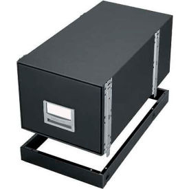 Metal Base, Letter Box, 13-7/8"W x 25-3/8"D x 2-1/2"H, Black