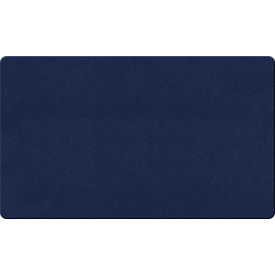 Wrapped Edge Bulletin Board - Blue Fabric - 4' x 6'