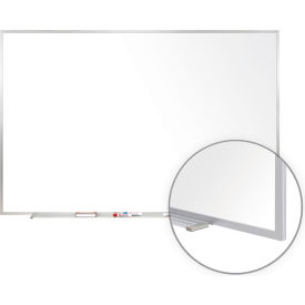 4' x 10' Whiteboard - Porcelain - Aluminum Frame - Includes Marker/Eraser