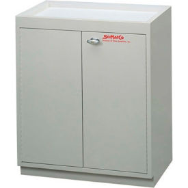 General Purpose Counter Height Cabinet, 31"W x 20"D x 36-1/2"H, Assembled, Gray