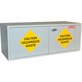 16 Gallon Hazardous Waste Cabinet, Plywood, 47"W x 18"D x 18"H