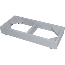Floor Stand for Mini Stak-a-Cab Acid/Flammables Cabinet, Gray