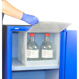Nitric Acid Poly Isolation Compartment, Manual Close, 13-5/16"W x 15-1/4"D x 13-7/16"H