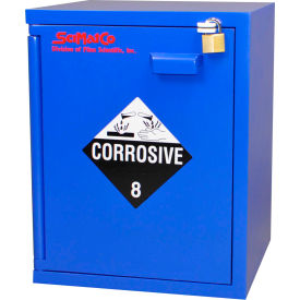 2.5 Liter Acid Corrosive Cabinet, Manual Close, 1 Door, Plywood, 16-3/4" W x 15-3/4" D x 21-1/4" H