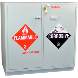 2.5 Liter/1 Gal. Acid Corrosive Cabinet, Fully Lined, Self Close, 35"W x 22"D x 35-1/2"H