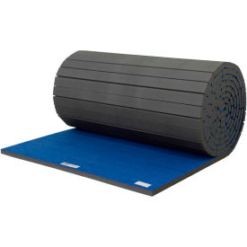 EZ Flex Sport Mat Cheerleading Mat 2" Thick 6' x 42' Roll Blue