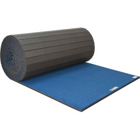 Cheerleading Mat 1-3/8" Thick 6' x 42' Roll Blue