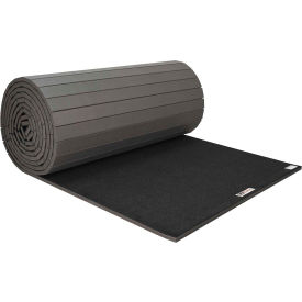 Sport Mat Cheerleading Mat 1-3/8" Thick 6' x 42' Roll Black