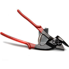 Metal Strapping Special Flat Blade Strap Cutter for 3/8-3/4" Strap Width, Black & Red