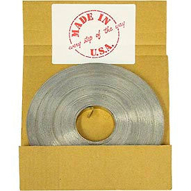 Stainless Steel Strapping w/Self Dispensing Box, 3/8"W x 200'L x 0.020" Thick