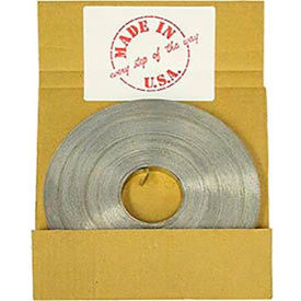 Stainless Steel Strapping w/Self Dispensing Box, 3/4"W x 100'L x 0.030" Thick