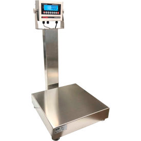 NTEP Stainless Steel Bench Digital Scale with LCD Display 500lb x 0.1lb 24" x 24"