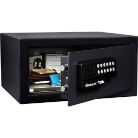 Security Safe Card Access/Electronic Lock, 18"W x 16"D x 9"H, Black