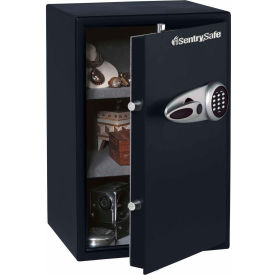 Security Safe - Electronic Lock, 15-7/16"W x 16-1/8"D x 23-15/16"H, Black