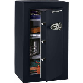 Security Safe - Electronic Lock, 21-11/16"W x 19-13/16"D x 37-11/16"H, Black