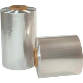 PVC Shrink Film, 75 Ga., 18"W x 2000'L, Clear, 1 Roll