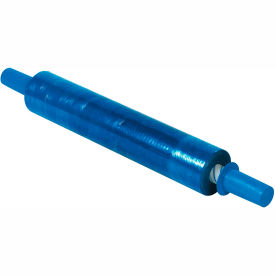 Stretch Wrap W/Extended Core Handle, Cast, 80 Gauge, 20"Wx1000'L, Blue