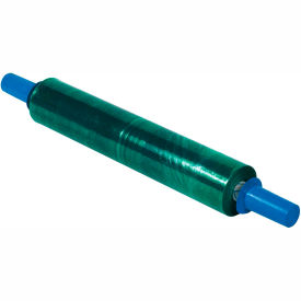 Stretch Wrap W/Extended Core Handle, Cast, 80 Gauge, 20"Wx1000'L, Green