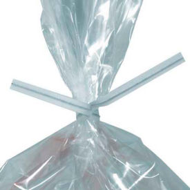 Paper Twist Ties, 8"L x 5/32"W, White, 2000/Pack