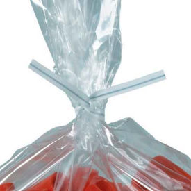 Plastic Twist Ties, 4"L x 5/32"W, White, 2000/Pack