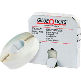 1/2" - Medium Tack Glue Dots - Low Profile