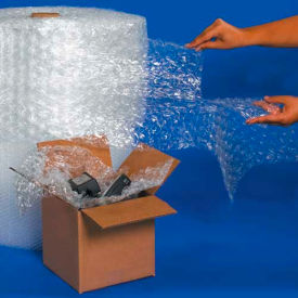 Perforated Bubble Roll, 24"W x 300'L x 3/16" Bubble, Clear, 2/Pack